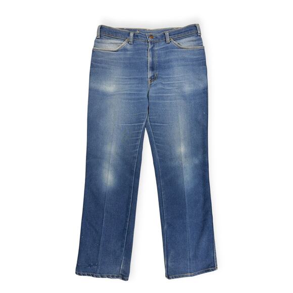 GWG Great Western Garment Co. VINTAGE '70s-'80s Straight Leg Denim Jeans W36 L32 - Picture 2 of 9